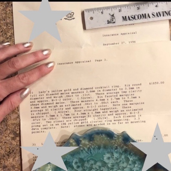 18K Yellow Gold Diamond Cluster Cocktail Ring - Picture 12 of 13